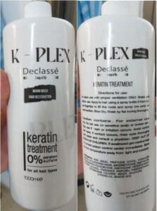 מוצר החלקת שיער החשוד כמזויף (משרד הבריאות)