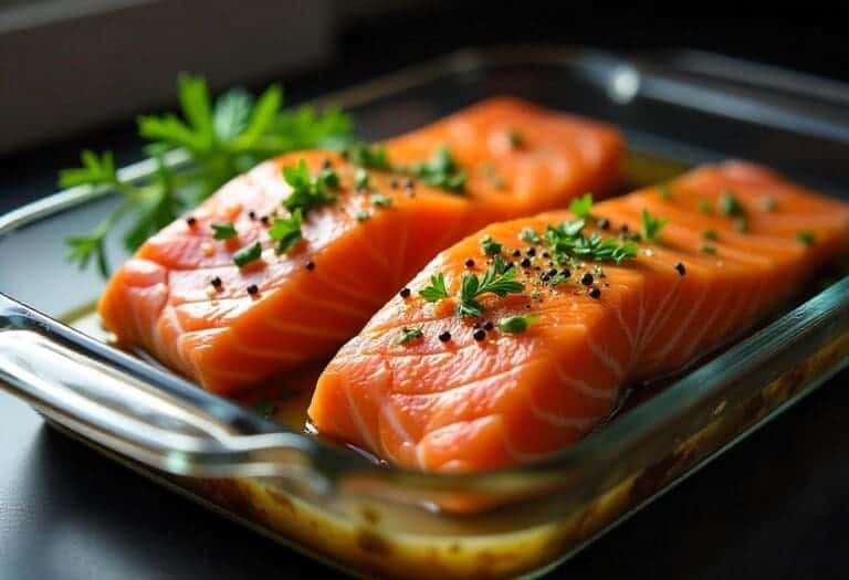 סלמון בתנור עם ציפוי פריך