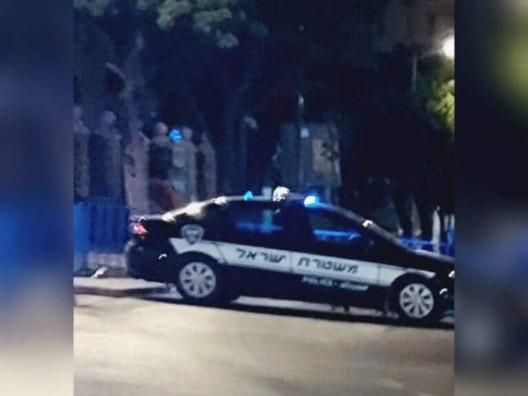 ניידת משטרה בירושלים