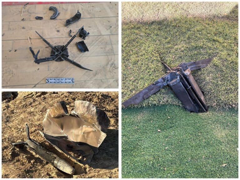 Missile fragments that fell after interception – Israeli police warn of unexploded ordnance danger in Jerusalem and surrounding areas