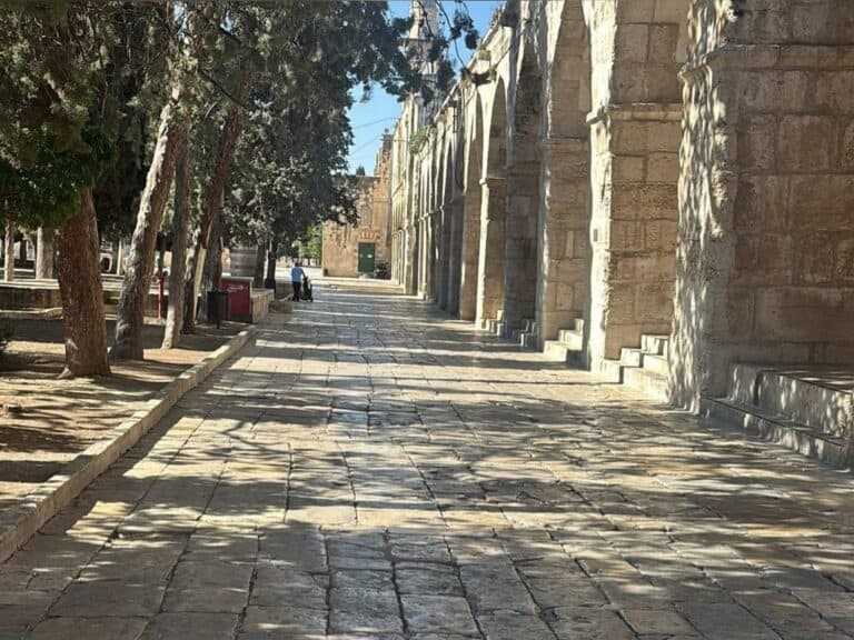 Al-Aqsa compound in Jerusalem stands empty during Friday prayers following Israel’s strike in Iran and emergency restrictions