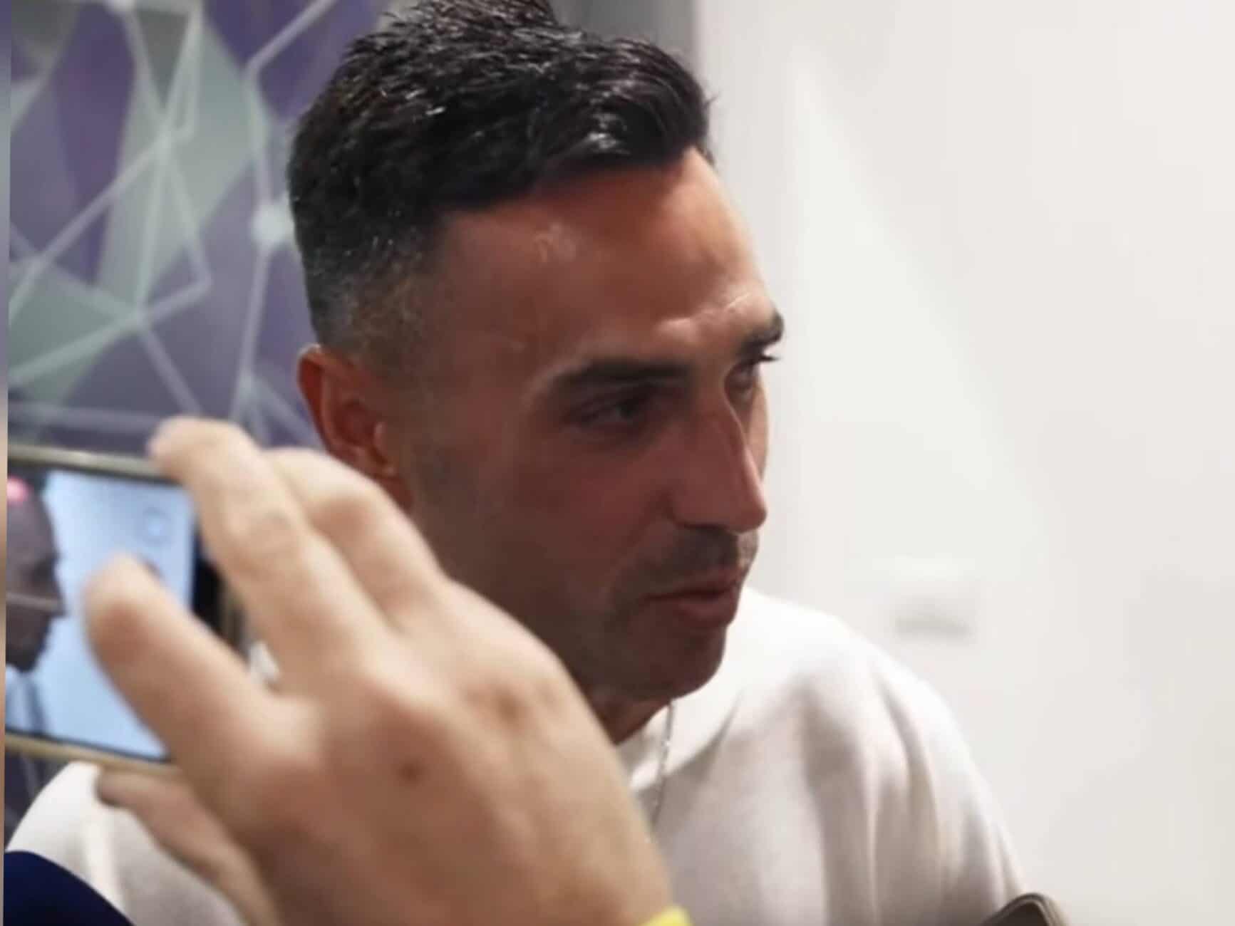 Eran Zahavi speaks to the press amid rumors linking him to a possible move to Beitar Jerusalem