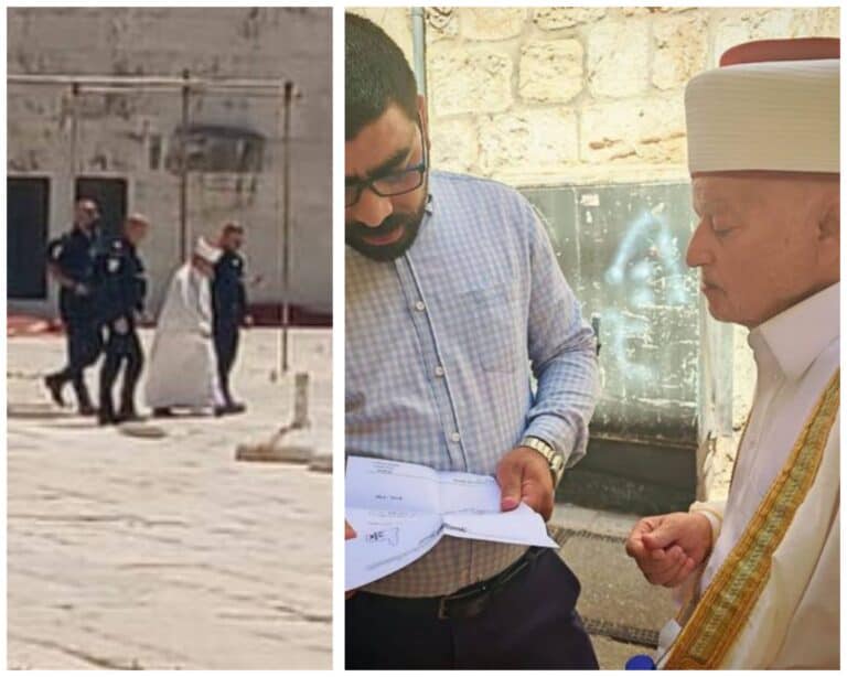Mufti of Jerusalem receives ban order from Al-Aqsa after Friday sermon en