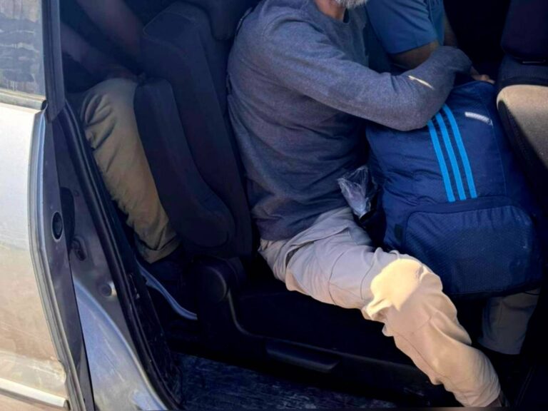 Seven undocumented Palestinians arrested in Jerusalem vehicle stop