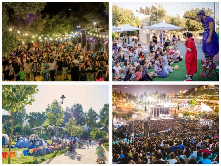 Jerusalem summer 2025 – festivals, tents, shows and thousands celebrating across the city
