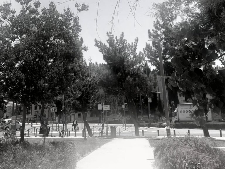 Street in Armon Hanatziv, Jerusalem – scene of a violent family incident involving an elderly woman he