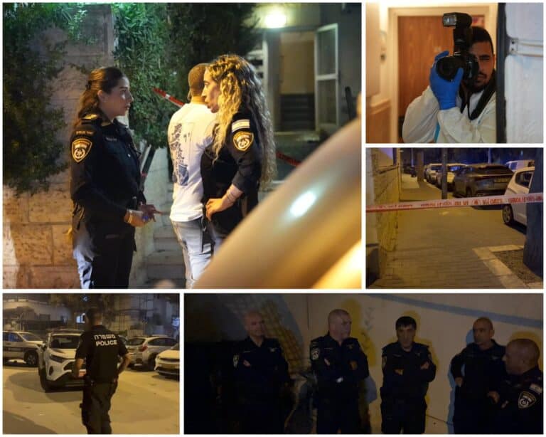 Eksena ng pagpatay sa Kiryat Menachem sa Jerusalem sa Bagong Taon ng mga Hudyo