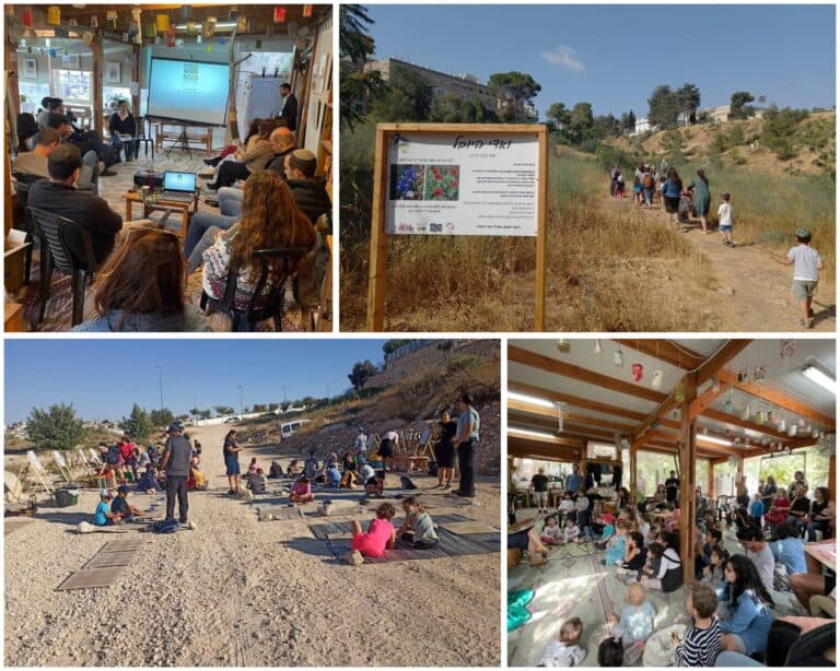 Vuli ya kijani Baitulmaqdis na matukio endelevu, tamasha la Sukkot na shughuli za jamii kwa wote