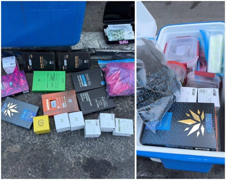 مبرد يحتوي على القنب وبسكويت الحشيش ضبط في سيارة قرب بيت المقدس