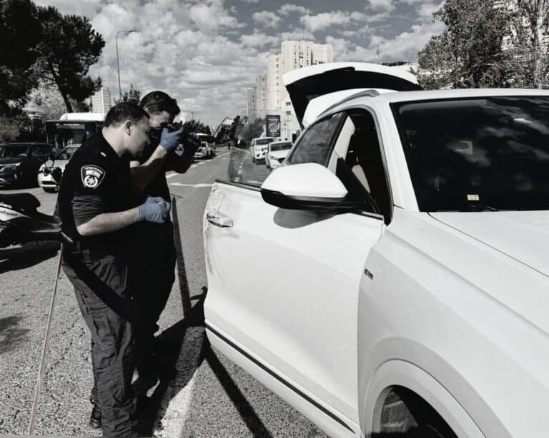 זירת השוד המזוין בהולילנד ירושלים בשנת 2024