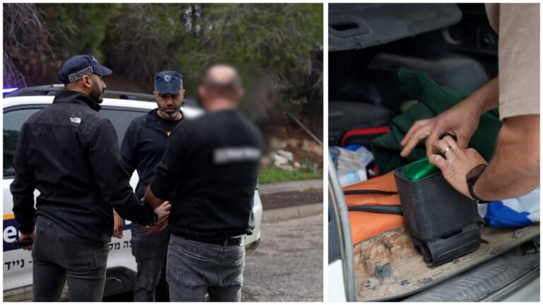 Agentes de segurança detidos sob suspeita de facilitar entrada ilegal em um checkpoint perto de Jerusalém