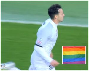 Guy Badash, joueur de Hapoel Jérusalem, lors d’un match de championnat, au centre d’une tribune d’opinion sur les excuses et la critique professionnelle (Screenshot: Sports Channel)