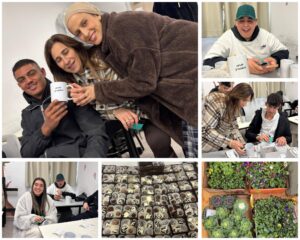 Mga mag-aaral mula sa iba’t ibang mataas na paaralan sa Herusalem na lumalahok sa isang magkasanib na malikhaing gawain bilang bahagi ng proyektong pangkomunidad na “Tikkun Olam” na pinasimulan ng Ort Bet Haarava (Photo: Courtesy of Ort Bet Haarava)