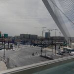 Traffic junction at Jerusalem’s entrance near major transportation and urban development projects approved under the new budget plan