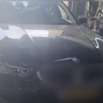 רכב הנהג שנעצר בירושלים לאחר שתועד נוהג במהירות 222 קמ״ש ונגרר על ידי המשטרה