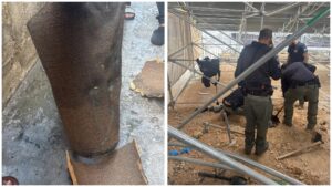 Fragments d’interception tombés dans la zone de Jérusalem-Est, de la Vieille Ville et du Mont du Temple