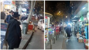 הכנות לפסח ברחובות השכונות החרדיות בירושלים תחת אזעקות ואיום טילים