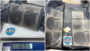 סמים שהוסלקו בתוך פריט ריהוט דקורטיבי שנשלח מארצות הברית במסגרת חקירת ימ"ר ירושלים