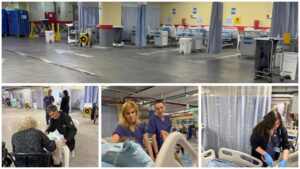 מתחם האשפוז התת-קרקעי החדש בבית החולים הדסה עין כרם בירושלים