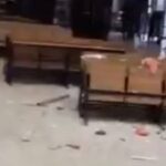 שברי יירוט שנפלו בתוך בית כנסת בירושלים לאחר מטח טילים מאיראן