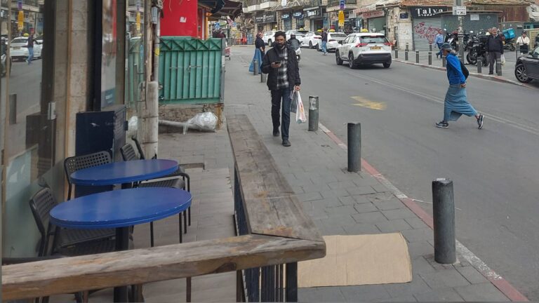 רחוב אגריפס בירושלים בזמן מלחמה עם איראן - ירידה בתנועה והשפעה על עסקים