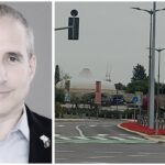 ח"כ חנוך מילביצקי לצד אזור תעסוקה בירושלים