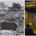 קבר המלכים במזרח ירושלים בתיעוד היסטורי לצד כוחות משטרה בפעילות לילית באזור