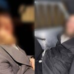 שני חשודים שנעצרו בבית שמש הסמוכה לירושלים לאחר שתלשו דגלי ישראל בערב יום הזיכרון