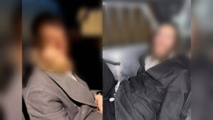 שני חשודים שנעצרו בבית שמש הסמוכה לירושלים לאחר שתלשו דגלי ישראל בערב יום הזיכרון