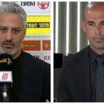 מאמן בית"ר ירושלים ברק יצחקי והפרשן טל בן חיים