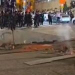 הפגנה וחסימת כביש בצומת בר אילן בירושלים