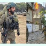 מתניה ג'רפי במהלך שירות מילואים בצה"ל לצד פעילות צבאית, על רקע התלונה שהוגשה נגדו בווייטנאם