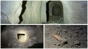 מערת קבורה מתקופת בית שני שנחשפה מתחת למבנה בסילוואן בירושלים במהלך פעילות של לוחמי מג"ב