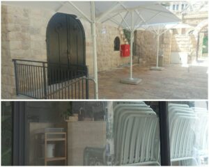 קפה בסמטה בירושלים סגור בשבת לאחר ההחלטה להפסיק את פעילותו בשבתות בעקבות חודשים של מחאות