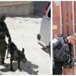 שוטרים ולוחמי מג"ב במהלך פעילות לאיתור נשק בלתי חוקי בג'בל מוכבר בירושלים