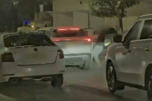 כלי רכב בזירת שוד היהלומן בבית שמש, סמוך לירושלים