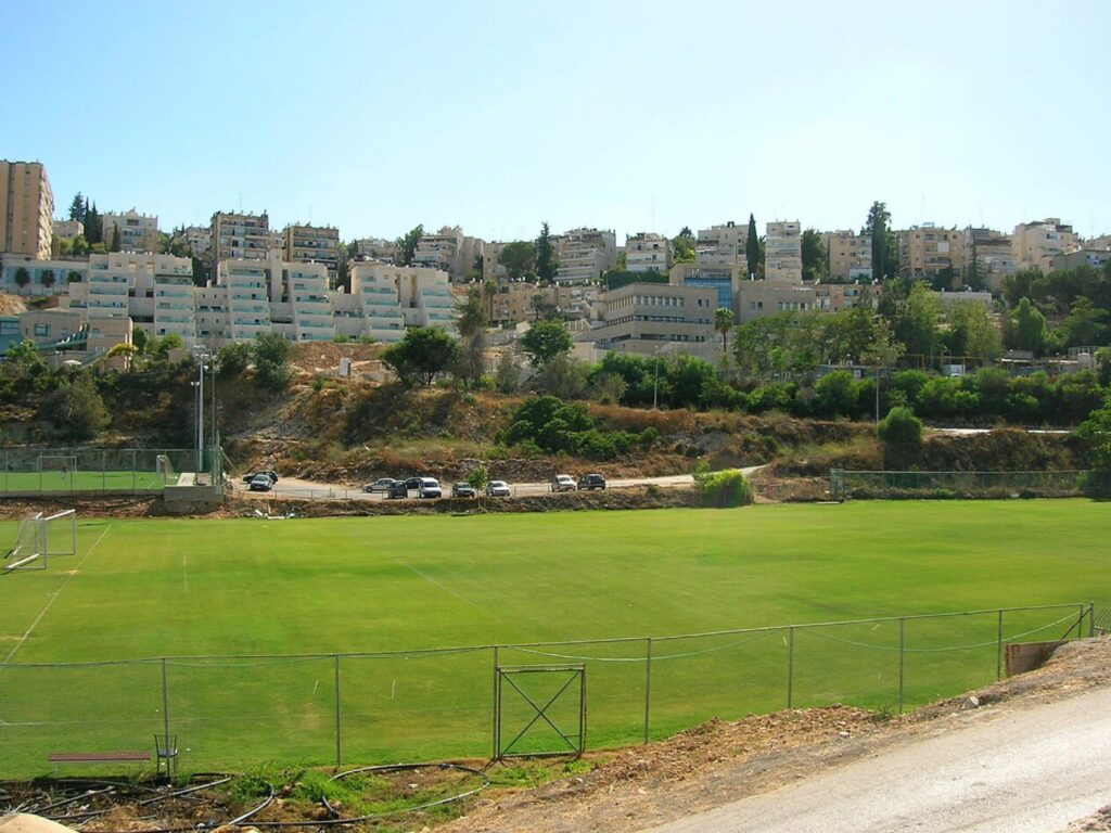 מגרשי האימונים של בית"ר ירושלים בבית וגן, שעל שטחם מתוכננת הקמת חלק מרובע החדשנות