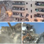 הריסת הבניין בן חמש הקומות בשכונת א-טור במזרח ירושלים