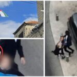 דגל פלסטין ופעילות משטרתית בשכונת מאה שערים בירושלים על רקע הוויכוח סביב גיוס החרדים